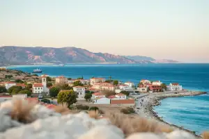Golden sands and turquoise waters sparkle at Coral Bay, a stunning Paphos beach perfect for relaxation and exploration