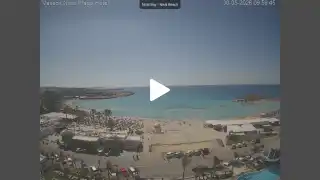 Thumbnail May 30, 2026 07:00 Ayia Napa Cyprus - Nissi Beach Panorama