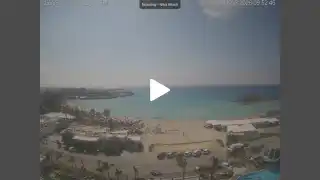 Thumbnail June 12, 2026 07:00 Ayia Napa Cyprus - Nissi Beach Panorama