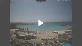 Thumbnail June 14, 2026 08:00 Ayia Napa Cyprus - Nissi Beach Panorama