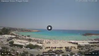 Thumbnail July 21, 2026 10:00 Ayia Napa Cyprus - Nissi Beach Panorama