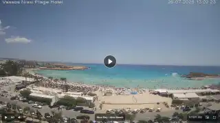 Thumbnail July 26, 2026 10:00 Ayia Napa Cyprus - Nissi Beach Panorama