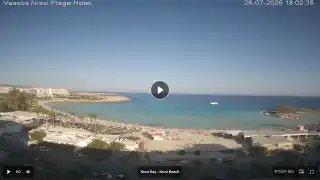 Thumbnail July 28, 2026 15:00 Ayia Napa Cyprus - Nissi Beach Panorama