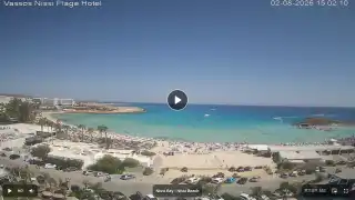 Thumbnail August 2, 2026 12:00 Ayia Napa Cyprus - Nissi Beach Panorama