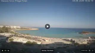 Thumbnail August 4, 2026 15:00 Ayia Napa Cyprus - Nissi Beach Panorama
