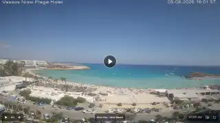Thumbnail August 5, 2026 13:00 Ayia Napa Cyprus - Nissi Beach Panorama