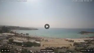 Thumbnail August 7, 2026 07:00 Ayia Napa Cyprus - Nissi Beach Panorama