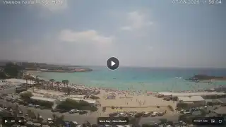 Thumbnail August 7, 2026 09:00 Ayia Napa Cyprus - Nissi Beach Panorama