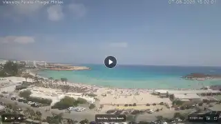 Thumbnail August 7, 2026 12:00 Ayia Napa Cyprus - Nissi Beach Panorama
