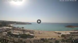 Thumbnail August 9, 2026 06:00 Ayia Napa Cyprus - Nissi Beach Panorama