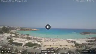 Thumbnail August 11, 2026 11:00 Ayia Napa Cyprus - Nissi Beach Panorama