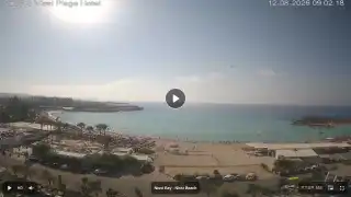 Thumbnail August 12, 2026 06:00 Ayia Napa Cyprus - Nissi Beach Panorama