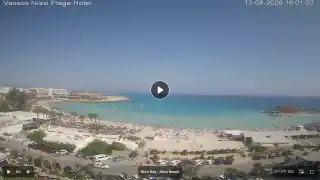 Thumbnail August 13, 2026 13:00 Ayia Napa Cyprus - Nissi Beach Panorama