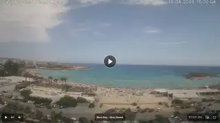 Thumbnail August 16, 2026 12:00 Ayia Napa Cyprus - Nissi Beach Panorama