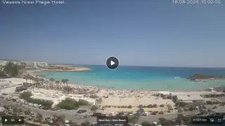 Thumbnail August 18, 2026 12:00 Ayia Napa Cyprus - Nissi Beach Panorama