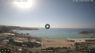 Thumbnail August 22, 2026 06:00 Ayia Napa Cyprus - Nissi Beach Panorama