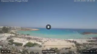 Thumbnail August 22, 2026 12:00 Ayia Napa Cyprus - Nissi Beach Panorama